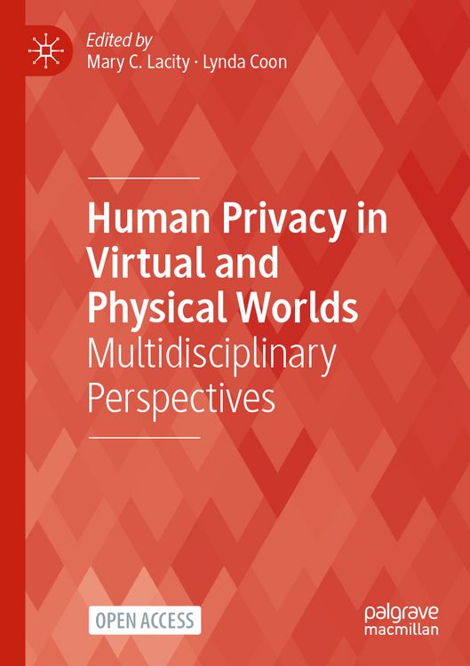 Produktbild: Human Privacy in Virtual and Physical Worlds