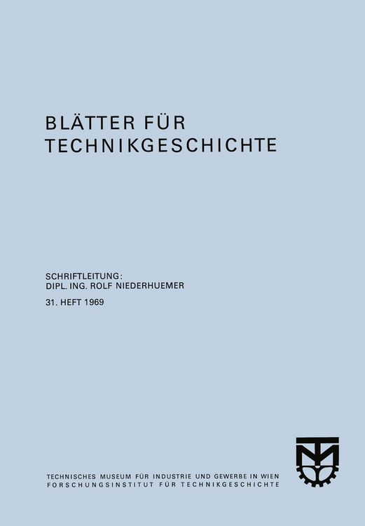 Produktbild: Bl&auml;tter f&uuml;r Technikgeschichte