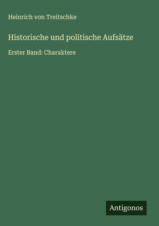 Produktbild: Historische und politische Aufs&auml;tze