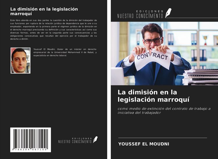 Produktbild: La dimisi&oacute;n en la legislaci&oacute;n marroqu&iacute;