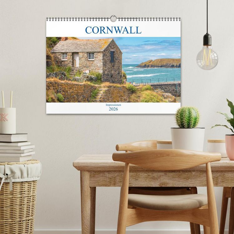 Produktbild: Cornwall Impressionen (Wandkalender 2026 DIN A3 quer), CALVENDO Monatskalender