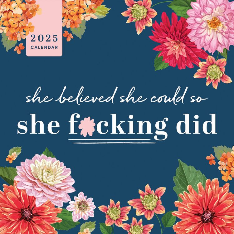 Produktbild: 2025 She Believed She Could So She F*cking Did Wall