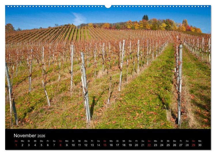 Produktbild: Weinberge im Remstal (hochwertiger Premium Wandkalender 2026 DIN A2 quer), Kunstdruck in Hochglanz