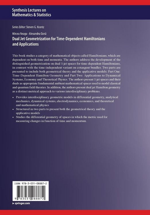 Produktbild: Dual Jet Geometrization for Time-Dependent Hamiltonians and Applications