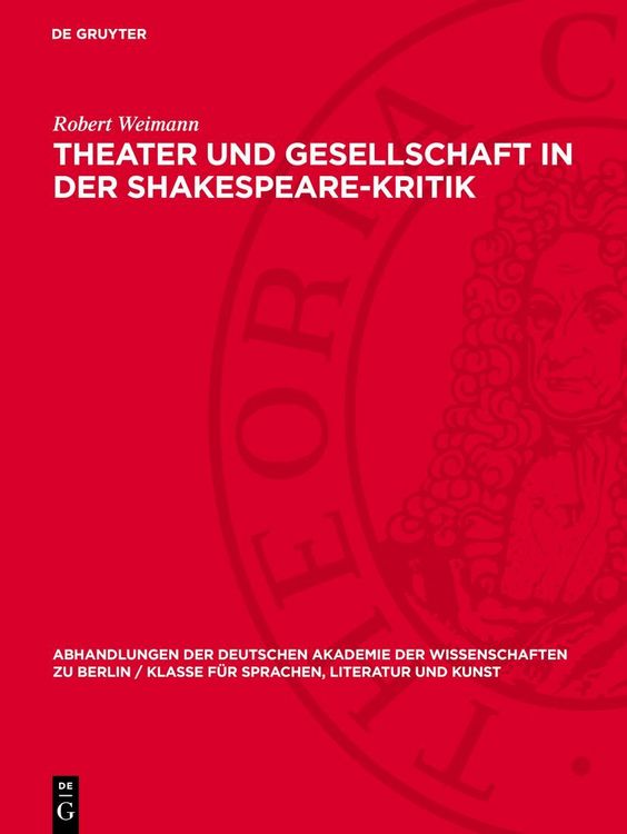 Produktbild: Theater und Gesellschaft in der Shakespeare-Kritik