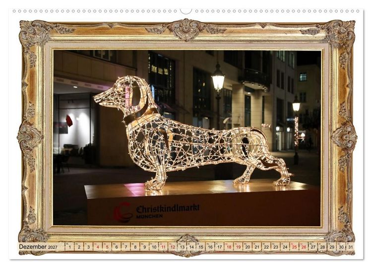 Produktbild: Hunde sind Kunst (Wandkalender 2027 DIN A2 quer), CALVENDO Monatskalender