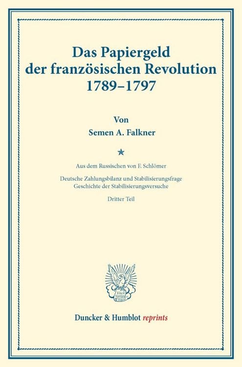 Produktbild: Das Papiergeld der franz&ouml;sischen Revolution 1789&ndash;1797.