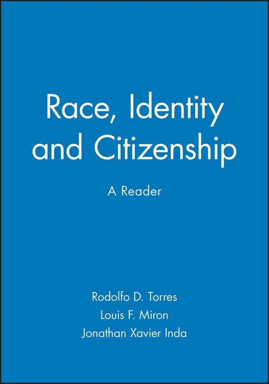 Produktbild: Race, Identity and Citizenship