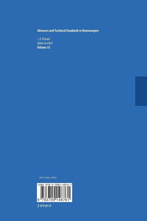 Produktbild: Advances and Technical Standards in Neurosurgery, Vol. 33