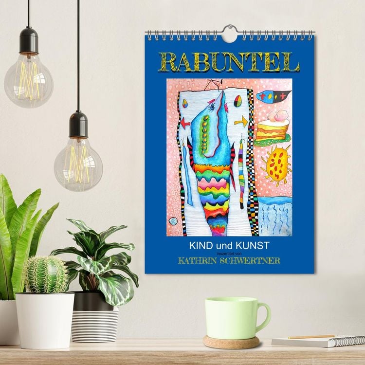 Produktbild: RABUNTEL KIND und KUNST inszeniert von KATHRIN SCHWERTNER (Wandkalender 2026 DIN A4 hoch), CALVENDO Monatskalender
