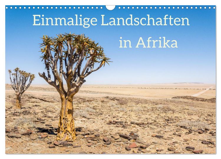 Produktbild: Einmalige Landschaften in Afrika (Wandkalender 2026 DIN A3 quer), CALVENDO Monatskalender
