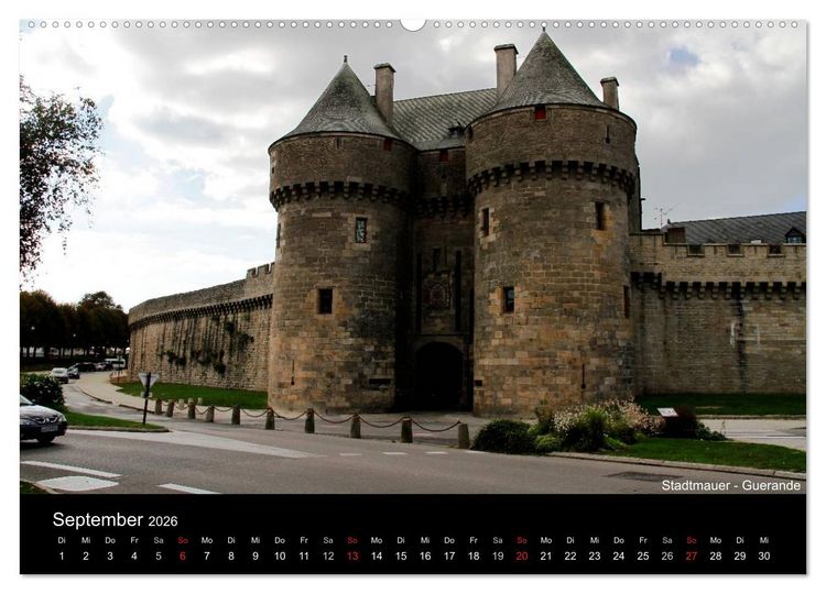 Produktbild: Bretagne - Zwischen Meer und Geschichte (hochwertiger Premium Wandkalender 2026 DIN A2 quer), Kunstdruck in Hochglanz