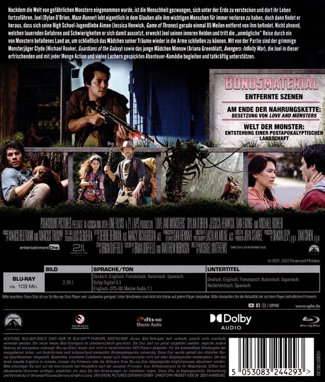 Produktbild: Love and Monsters