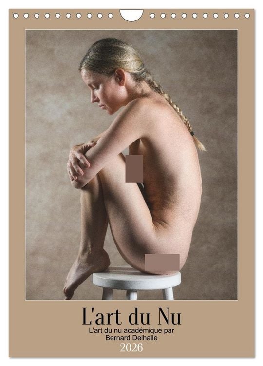 Produktbild: L'art du nu (Calendrier mural 2026 DIN A4 horizontal), CALVENDO calendrier mensuel