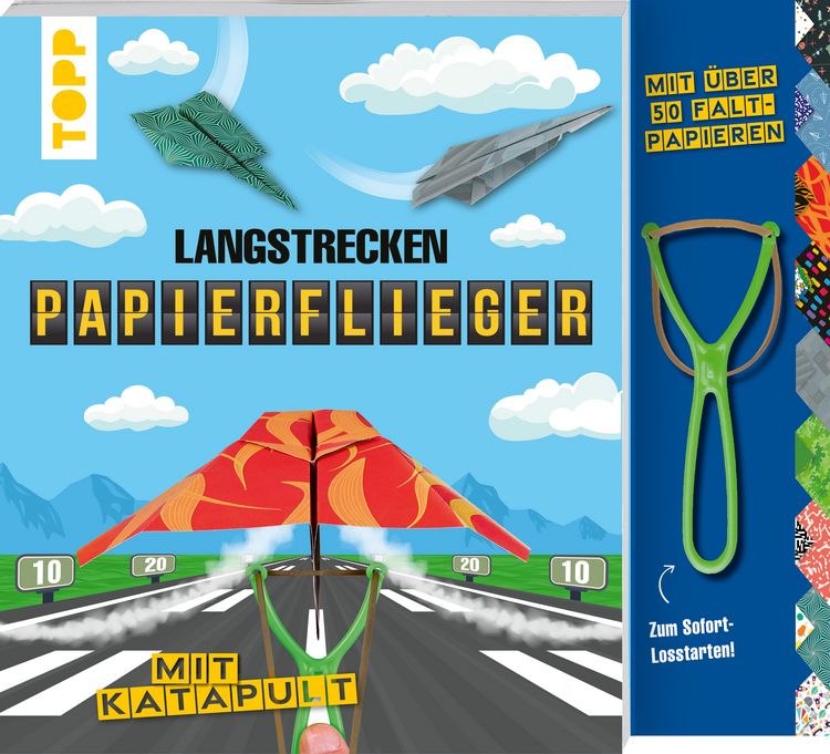 Produktbild: Langstrecken-Papierflieger mit Katapult