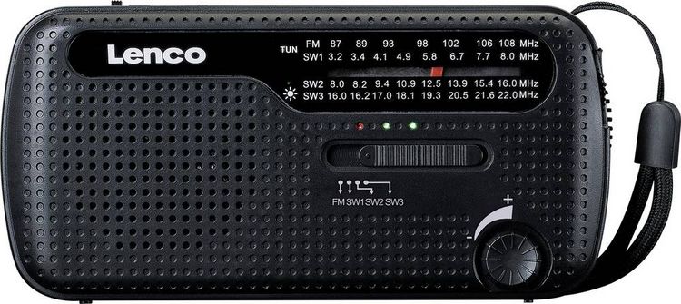 Produktbild: Lenco MCR-113BK Notfallradio Schwarz