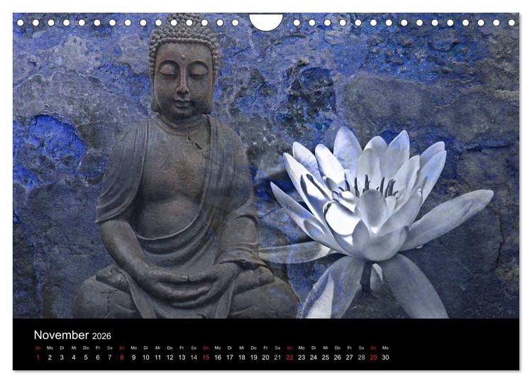 Produktbild: All U Buddhas (Wandkalender 2026 DIN A4 quer), CALVENDO Monatskalender