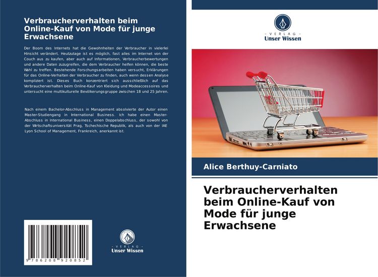 Produktbild: Verbraucherverhalten beim Online-Kauf von Mode f&uuml;r junge Erwachsene