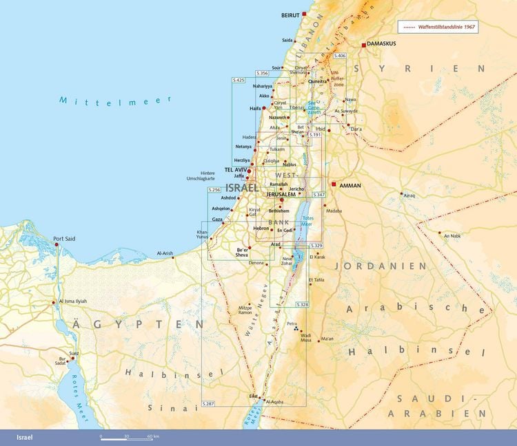 Produktbild: TRESCHER Reisef&uuml;hrer Israel und Pal&auml;stina