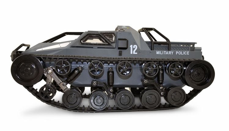 Produktbild: Ketten-Drift-Fahrzeug Military Police 1:12 2,4GHz RTR grau/blau