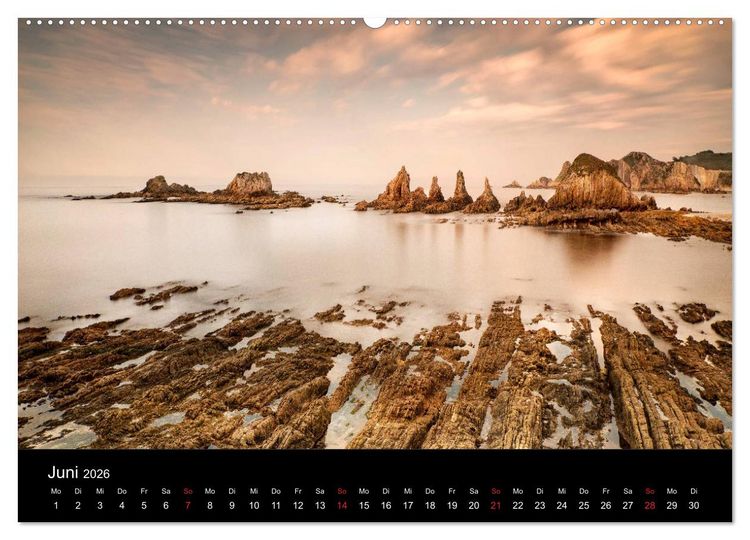 Produktbild: Wildes Nordspanien (hochwertiger Premium Wandkalender 2026 DIN A2 quer), Kunstdruck in Hochglanz