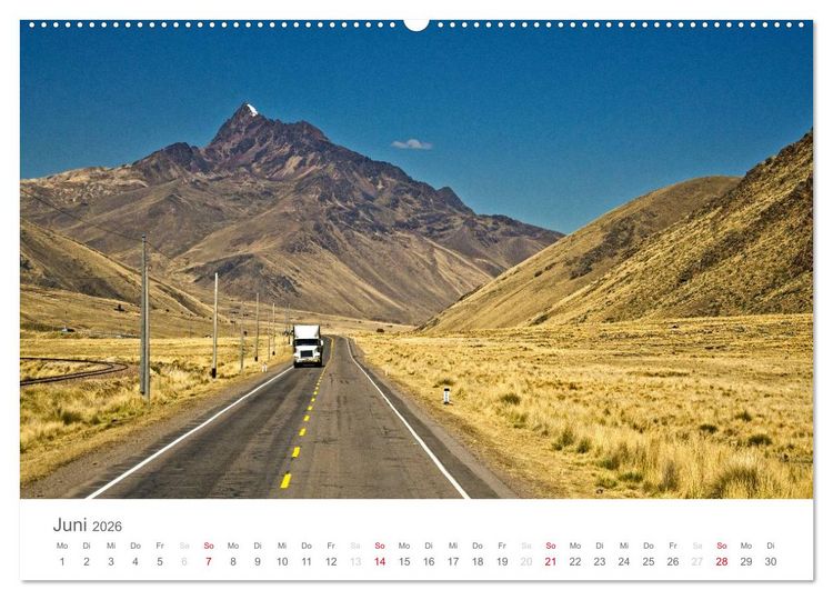 Produktbild: Peru - Perle der Anden (hochwertiger Premium Wandkalender 2026 DIN A2 quer), Kunstdruck in Hochglanz