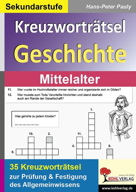 Produktbild: Kreuzwortr&auml;tsel Geschichte / Mittelalter
