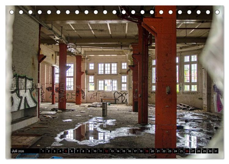 Produktbild: Industrie-Kultur 2026 (Tischkalender 2026 DIN A5 quer), CALVENDO Monatskalender