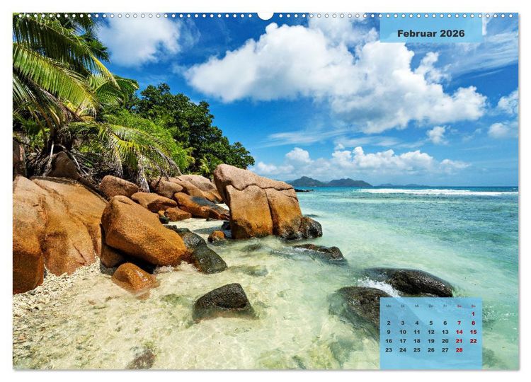Produktbild: Ein Paradies aus Sand und Meer (Wandkalender 2026 DIN A2 quer), CALVENDO Monatskalender