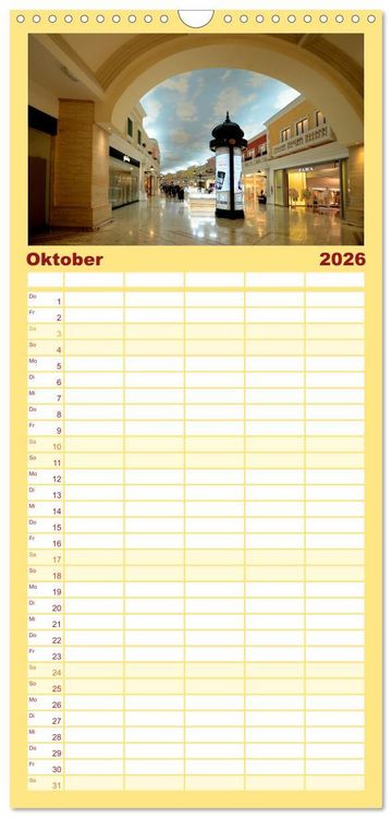 Produktbild: Familienplaner 2026 - Doha, die arabische Welt im Aufbruch mit 5 Spalten (Wandkalender, 21 x 45 cm) CALVENDO