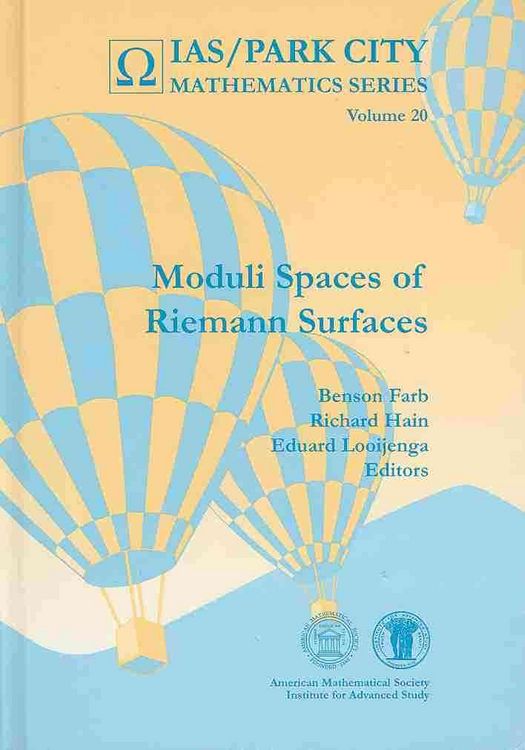 Produktbild: Moduli Spaces of Riemann Surfaces