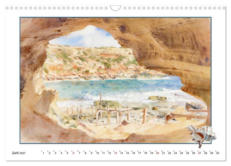 Produktbild: Karibisches Flair auf Formentera (Wandkalender 2027 DIN A3 quer), CALVENDO Monatskalender