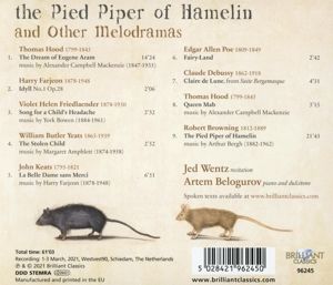 Produktbild: The Pied Piper Of Hamelin,And Other Melodramas