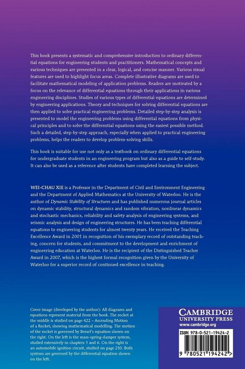 Produktbild: Differential Equations for Engineers