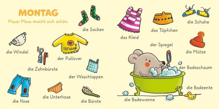 Produktbild: 100 erste W&ouml;rter mit Mausi Maus