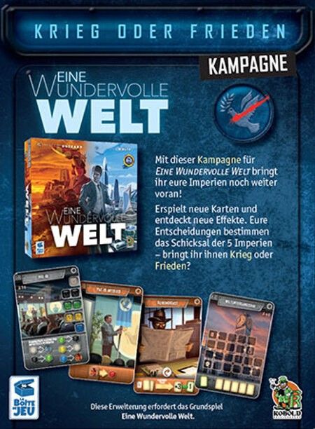 Produktbild: Eine Wundervolle Welt - Erweiterung: Krieg oder Frieden