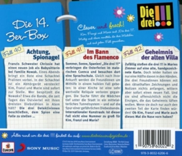 Die drei !!! 3er Box 14 - Folgen 40-42