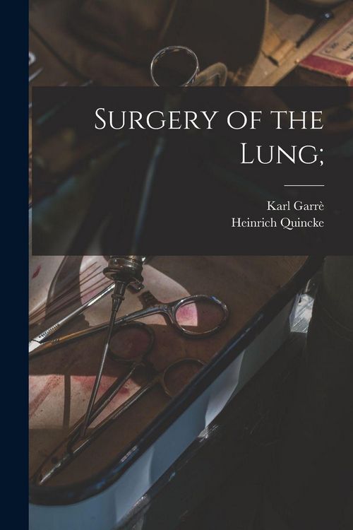 Produktbild: Surgery of the Lung;