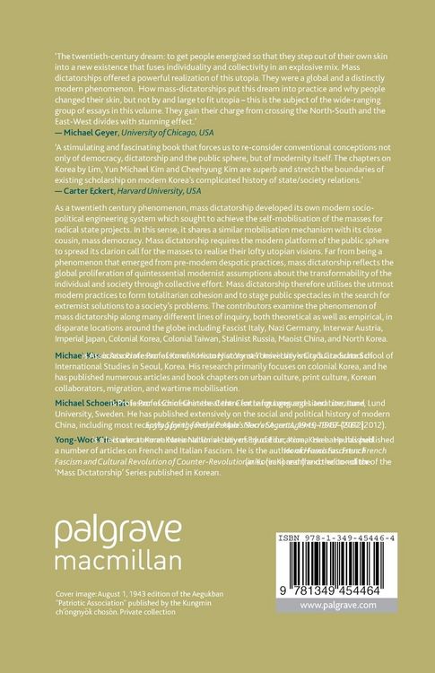 Produktbild: Mass Dictatorship and Modernity