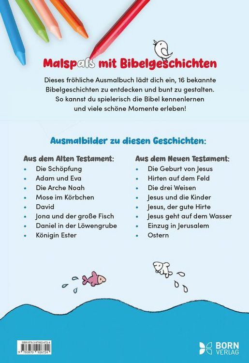 Produktbild: Bibelgeschichten f&uuml;r kleine K&uuml;nstler