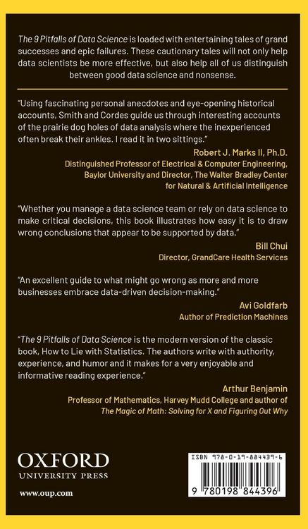 Produktbild: 9 Pitfalls of Data Science