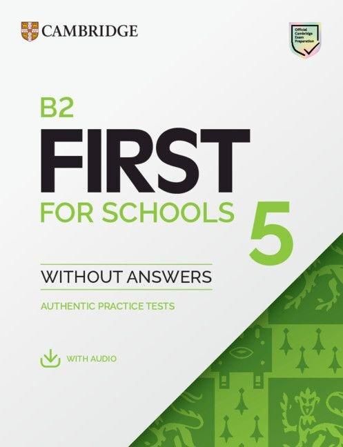 Produktbild: B2 First for Schools 5 Student's Book Without Answers with Audio