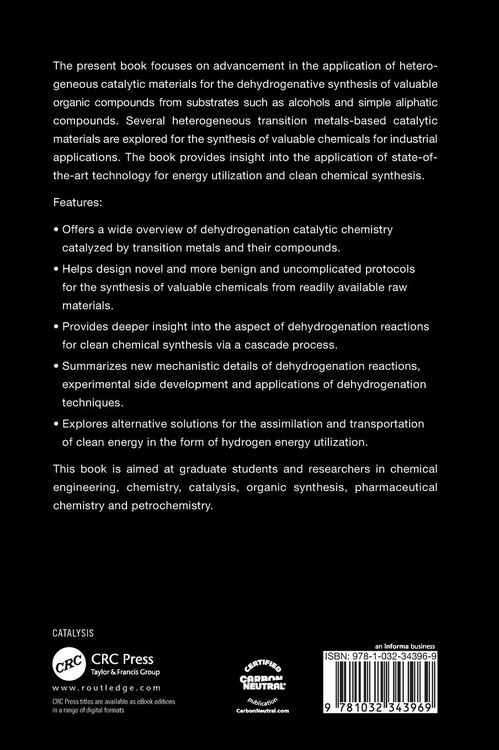 Produktbild: Chemistry of Dehydrogenation Reactions and Its Applications
