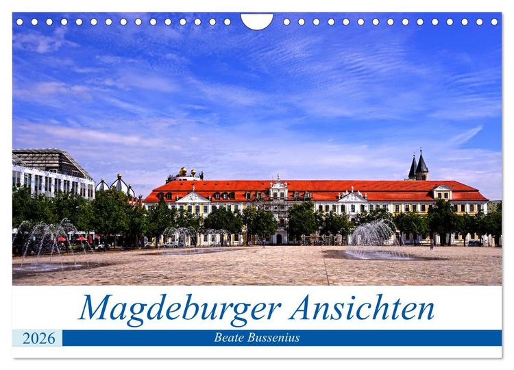 Produktbild: Magdeburger Ansichten (Wandkalender 2026 DIN A4 quer), CALVENDO Monatskalender
