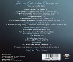 Produktbild: J.S Bach:Transcriptions for Guitar