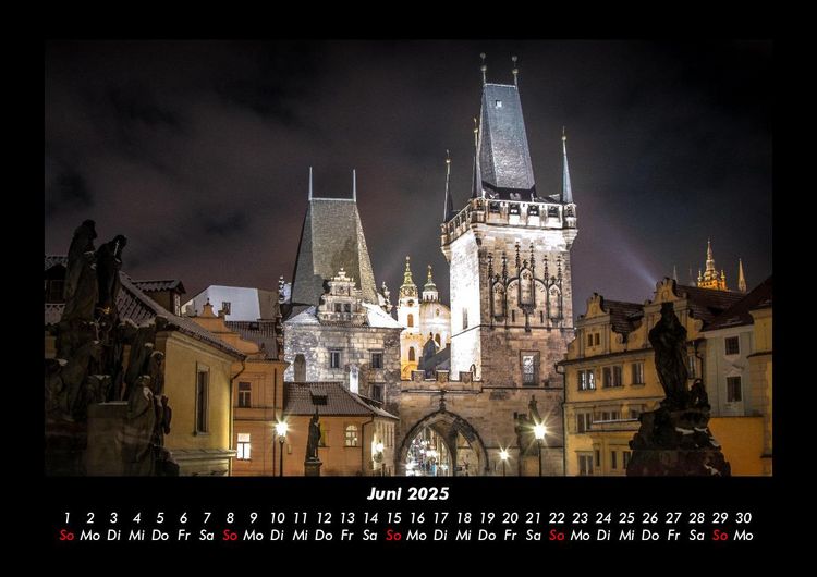 Produktbild: Prag 2025 Fotokalender DIN A3