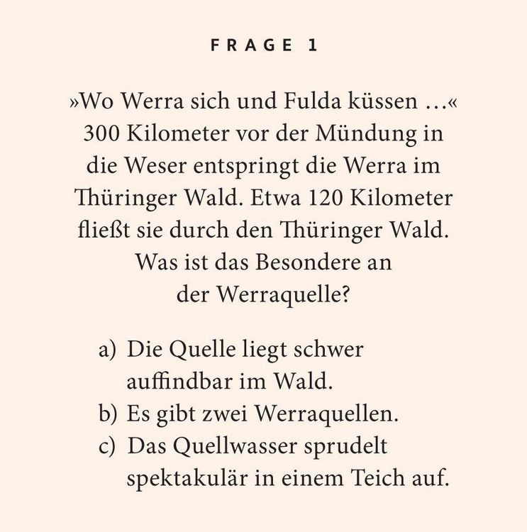 Produktbild: Th&uuml;ringer Wald-Quiz