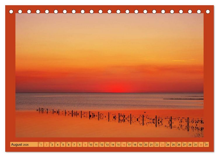 Produktbild: B&uuml;sum an der Nordsee (Tischkalender 2026 DIN A5 quer), CALVENDO Monatskalender