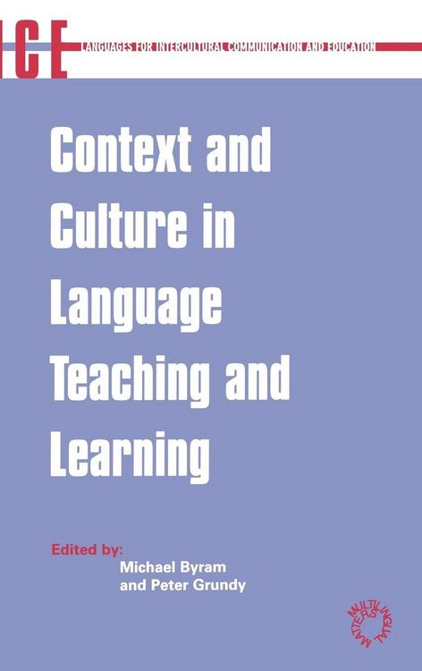 Produktbild: Context and Culture in Language Teaching and Learning