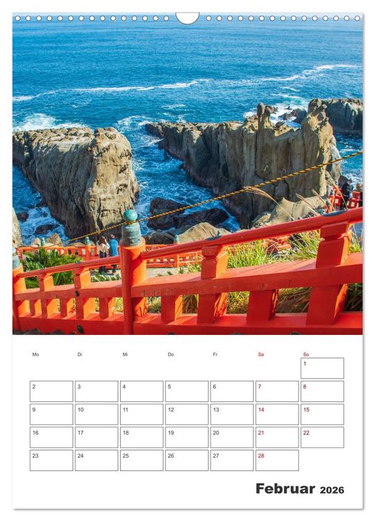 Produktbild: Eine Rundreise - Japan (Wandkalender 2026 DIN A3 hoch), CALVENDO Monatskalender